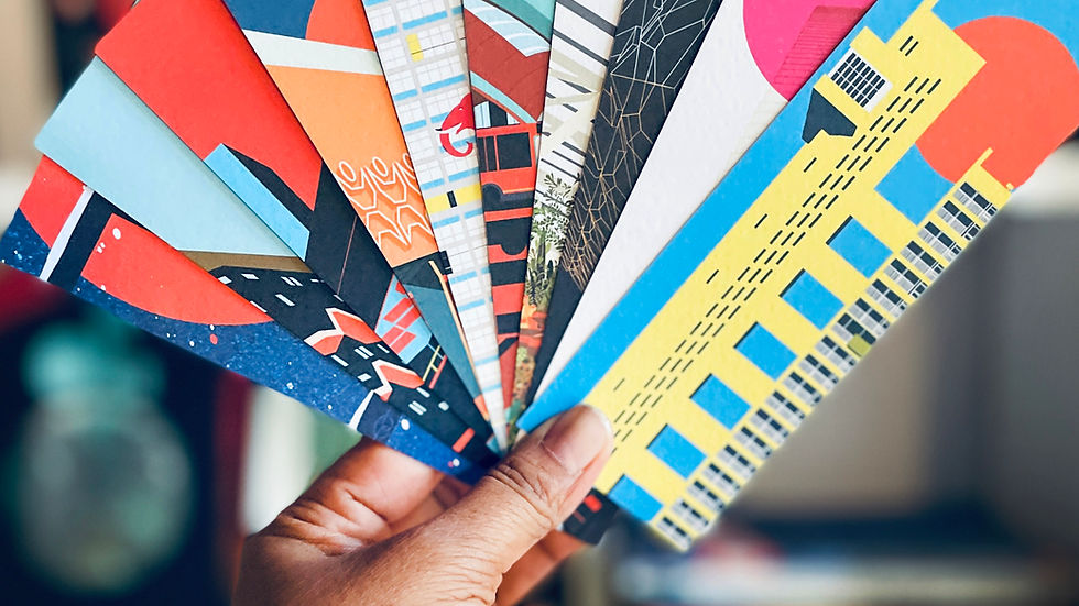 "The Brutalist Collection" of London's Brutalist bookmarks