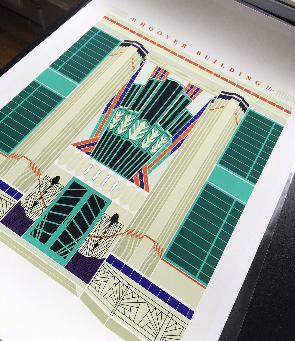 Thumbnail: The Hoover Building Art Print