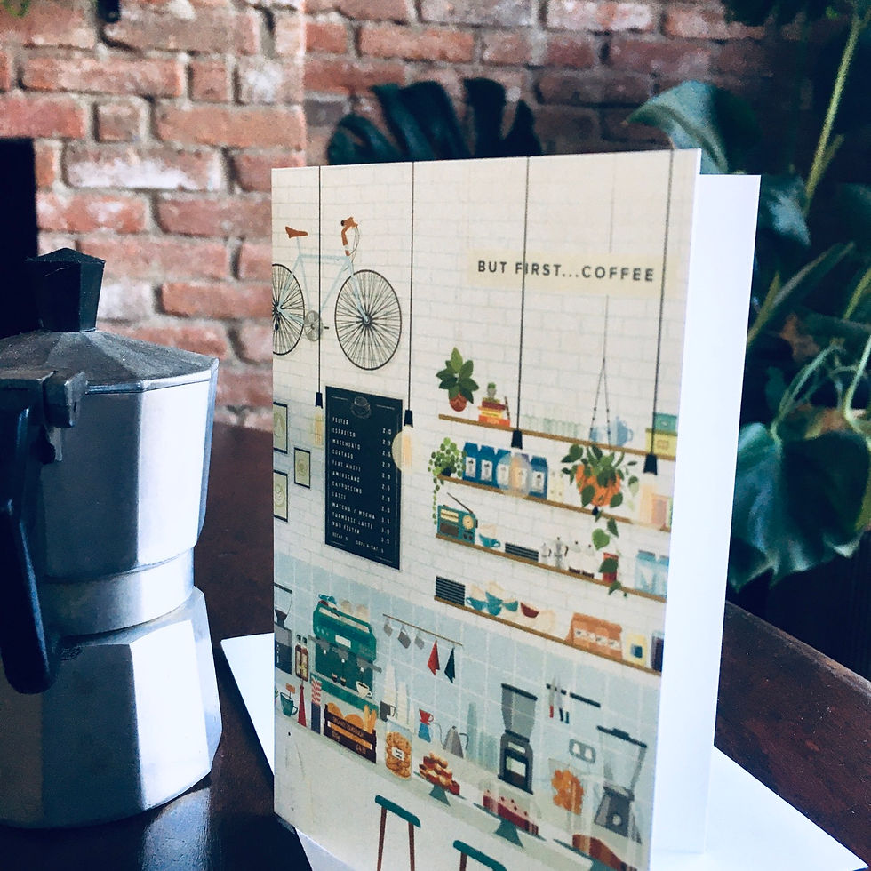 Thumbnail: London Coffee Shop Mini Greeting Cards
