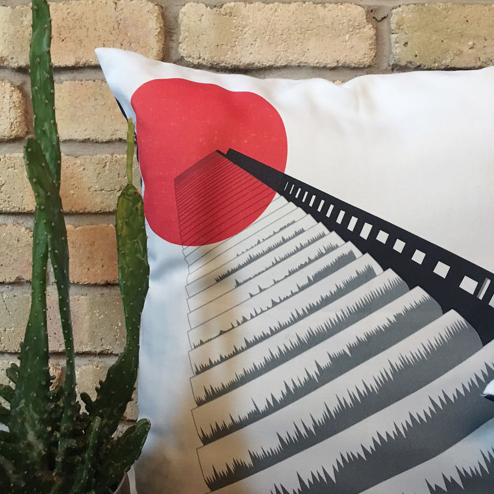 Barbican London Brutalist Cushion Covers