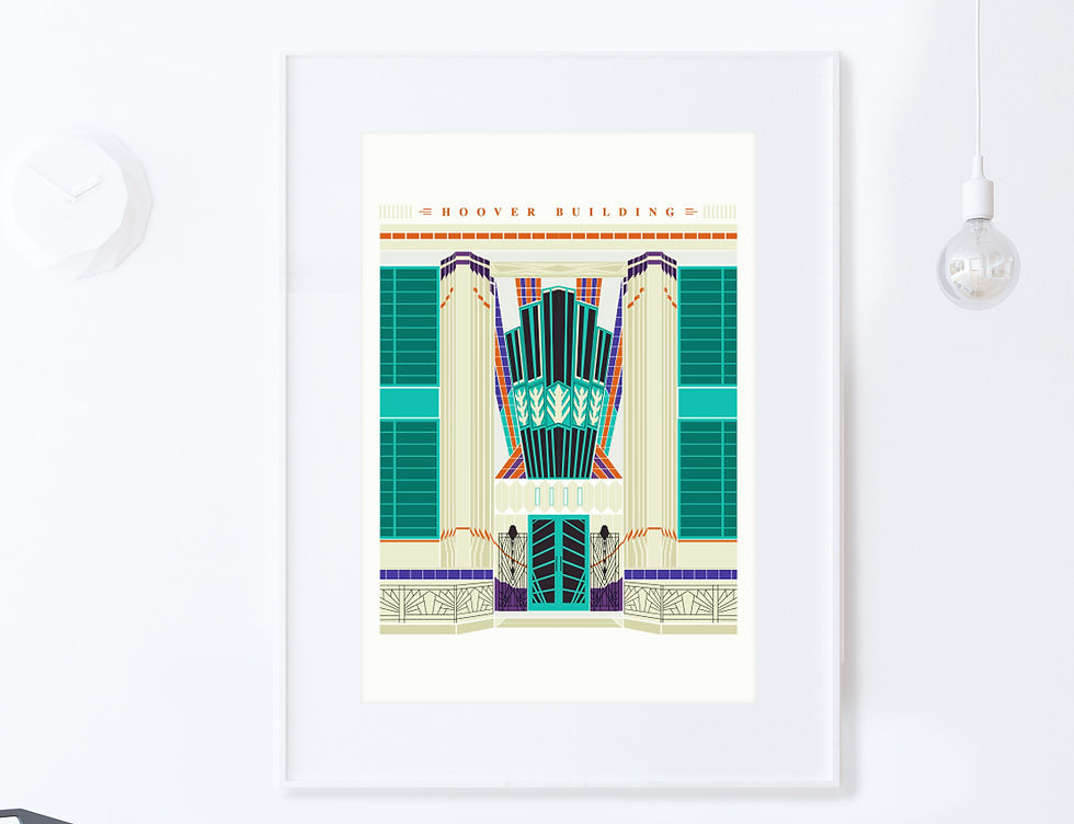Thumbnail: The Hoover Building Art Print
