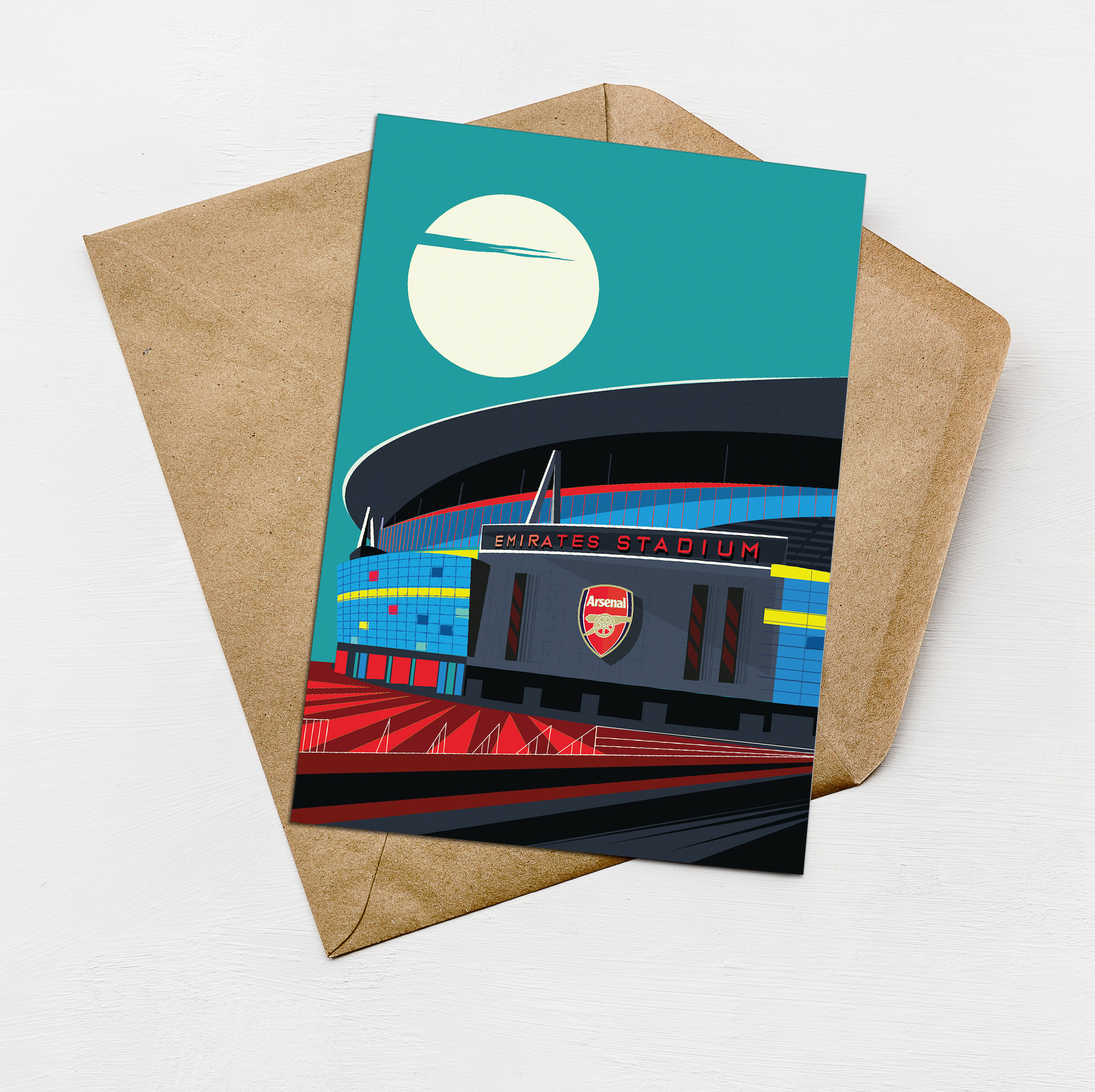 Arsenal Emirates Stadium Greeting Cards
