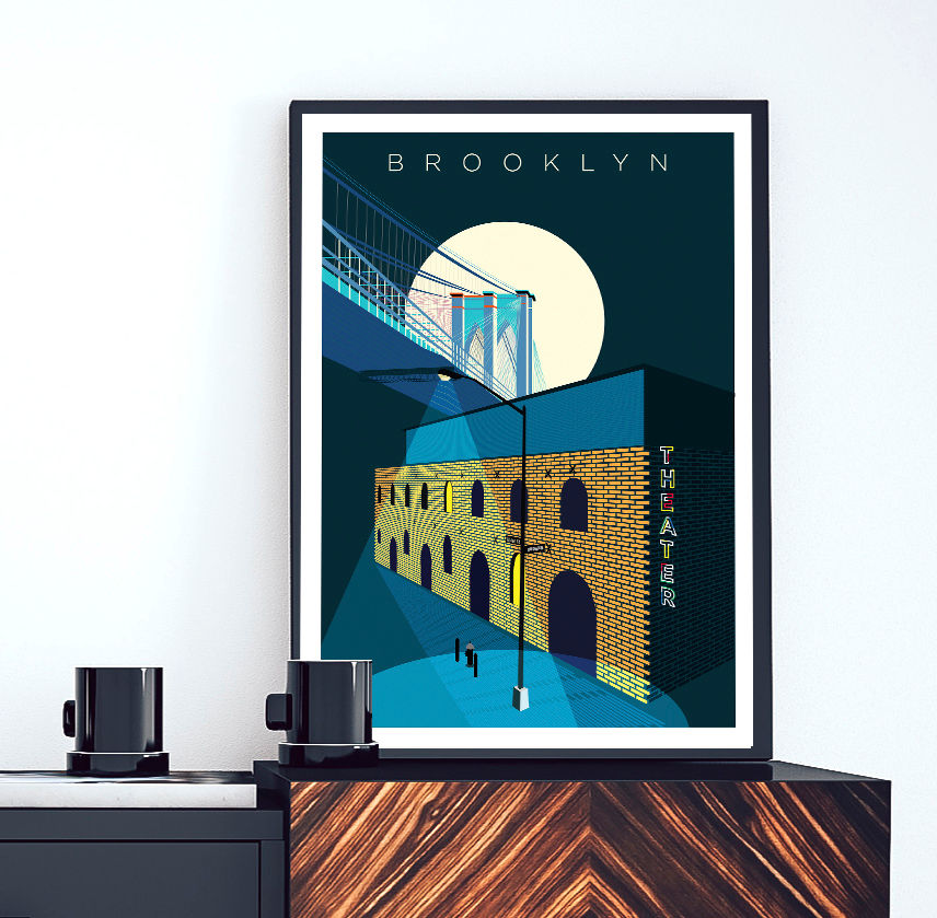 Thumbnail: Brooklyn New York Art Print