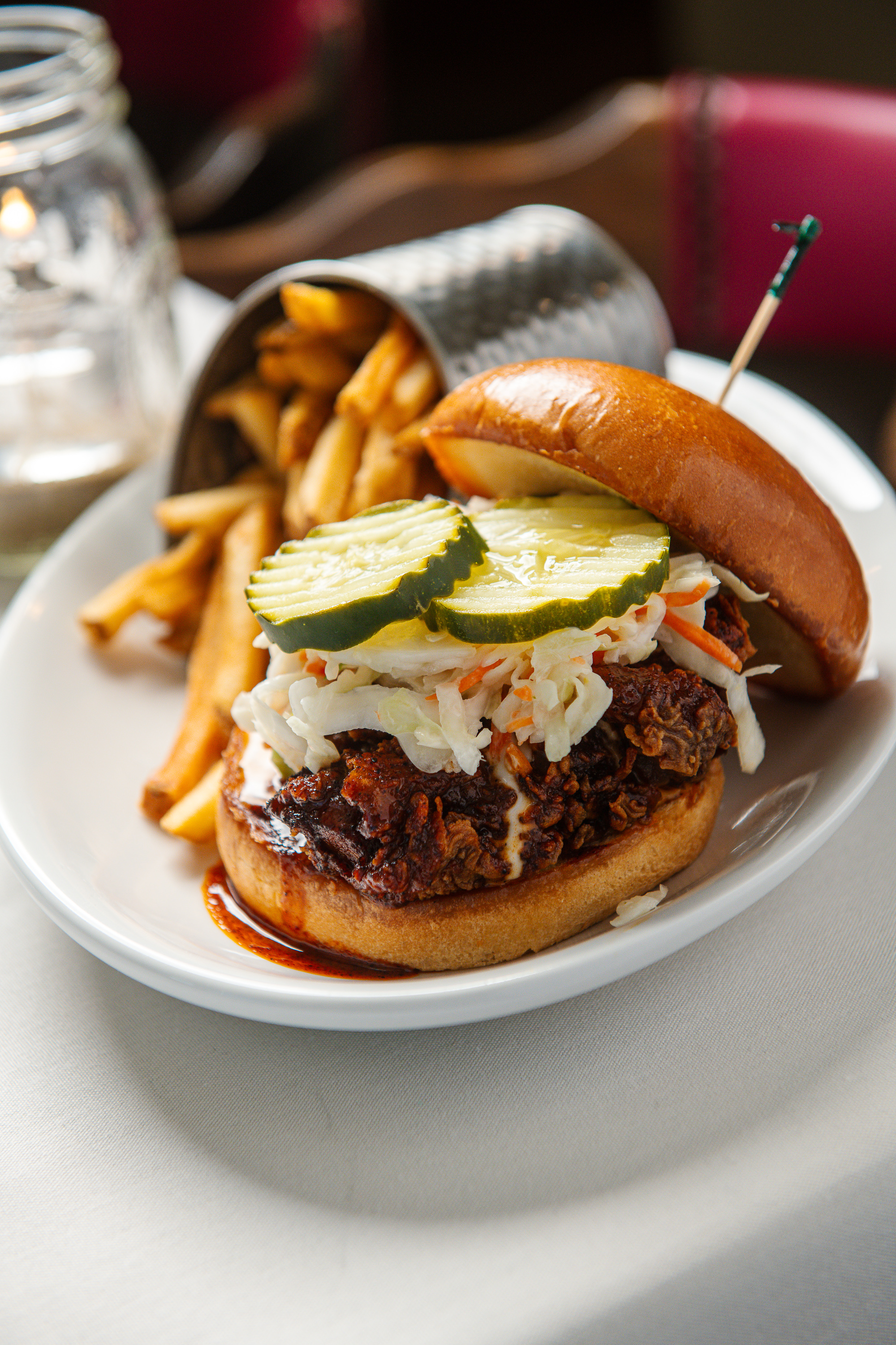 Arranged Food and Objects