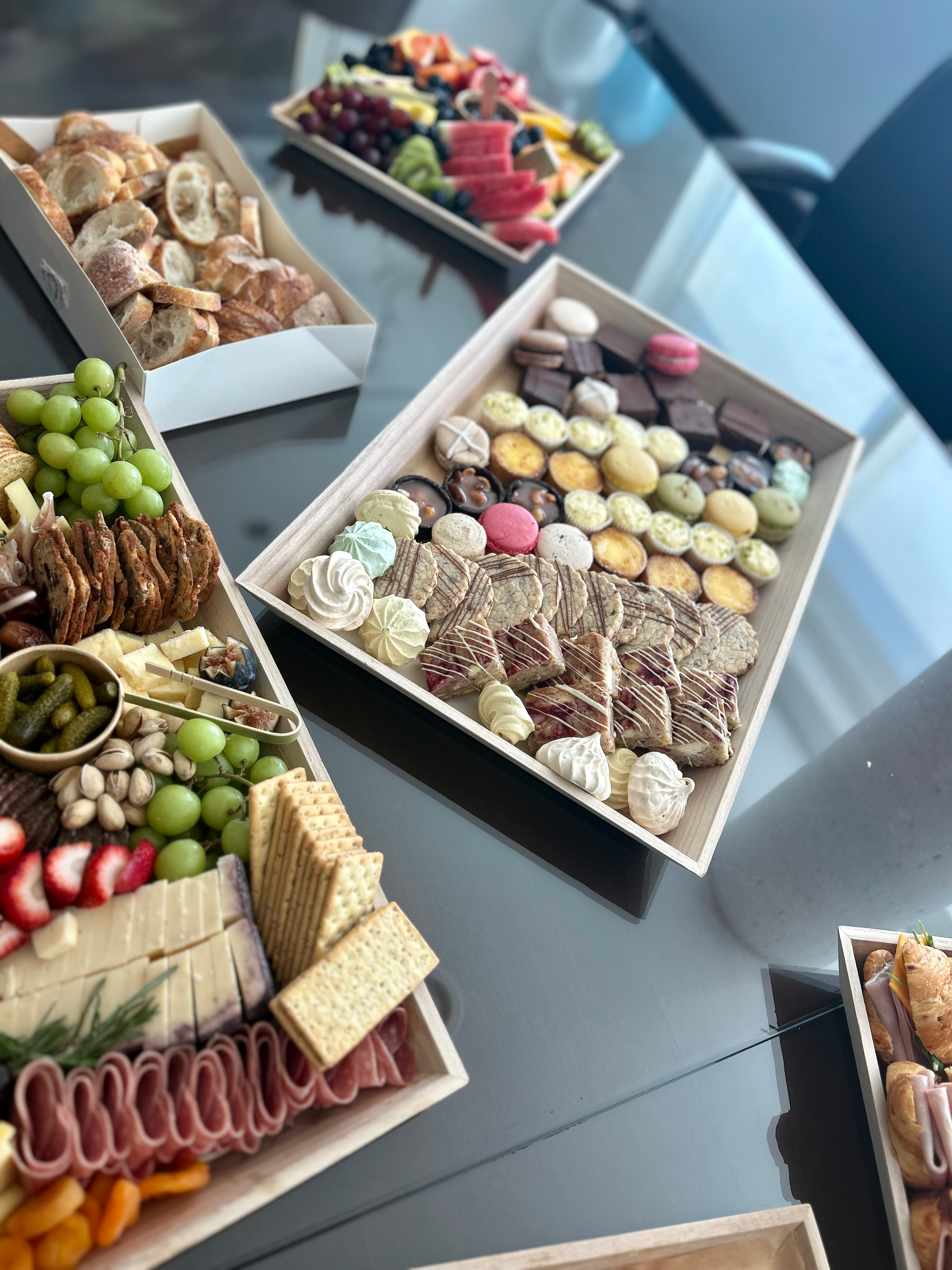 Arranged Food and Objects