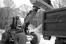 Dumping Gravel