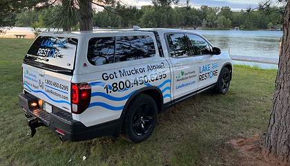 Branded Lake Restore Truck