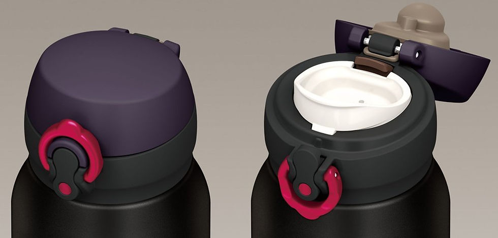 Thumbnail: THERMOS Water Bottle Vacuum Insulation Mobile mug 0.75L Matte Black