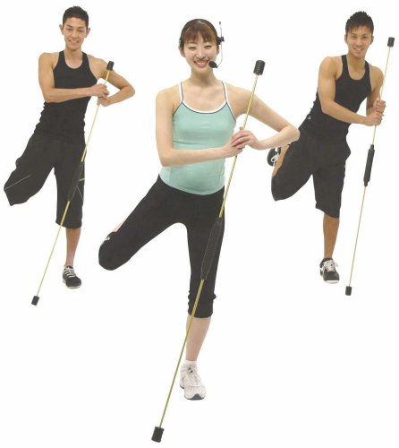 Thumbnail: Super Body Aero Stick Fiberglass Exercise Stick + Workout DVD Set