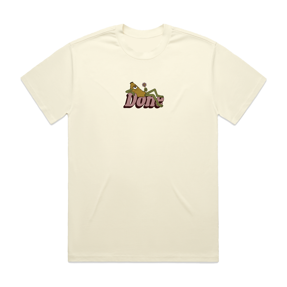 DoneDying Yokai Tee - Cream