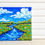 Thumbnail: Peaceful Sky - 24x24" Original Acrylic Painting