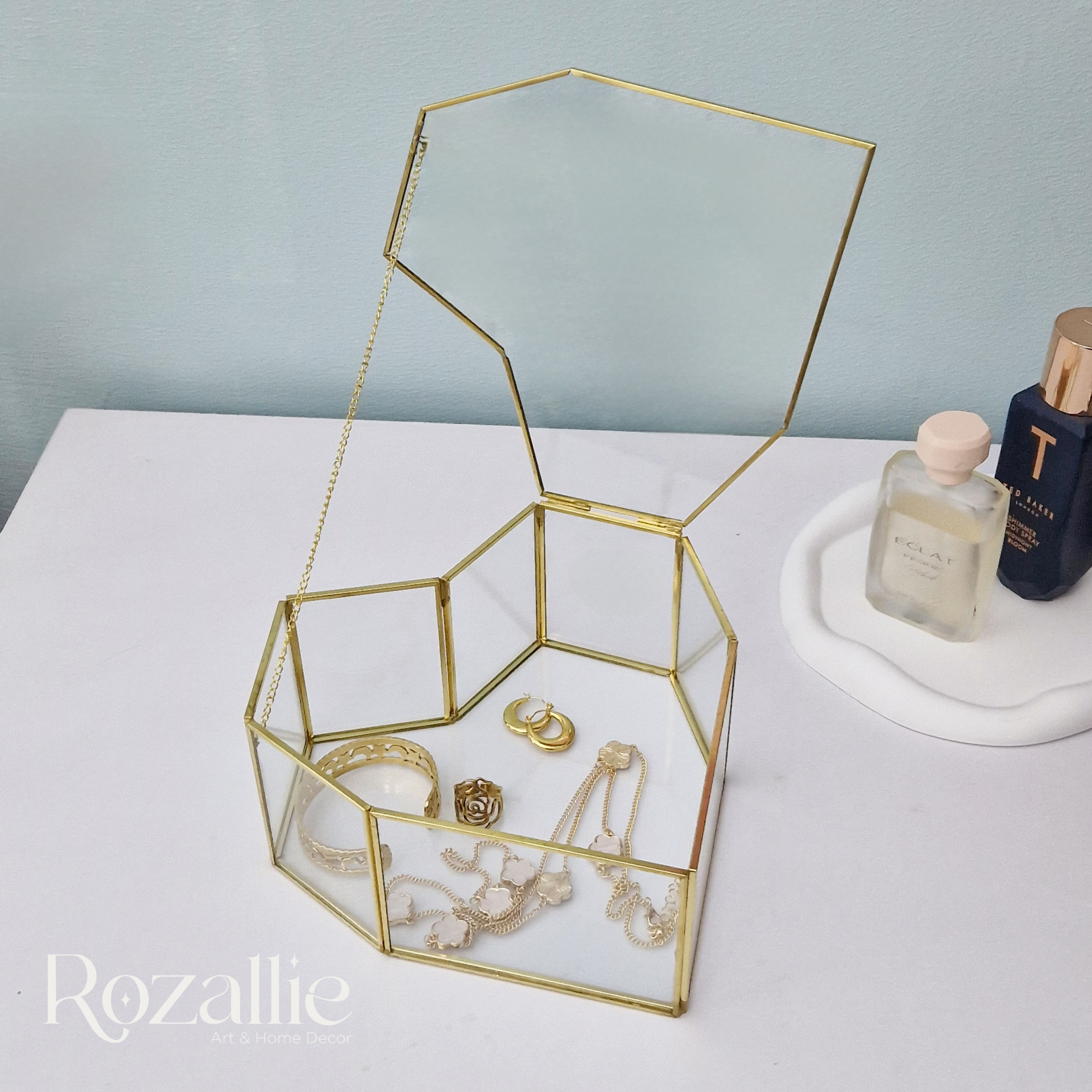 Heart Glass Storage Box