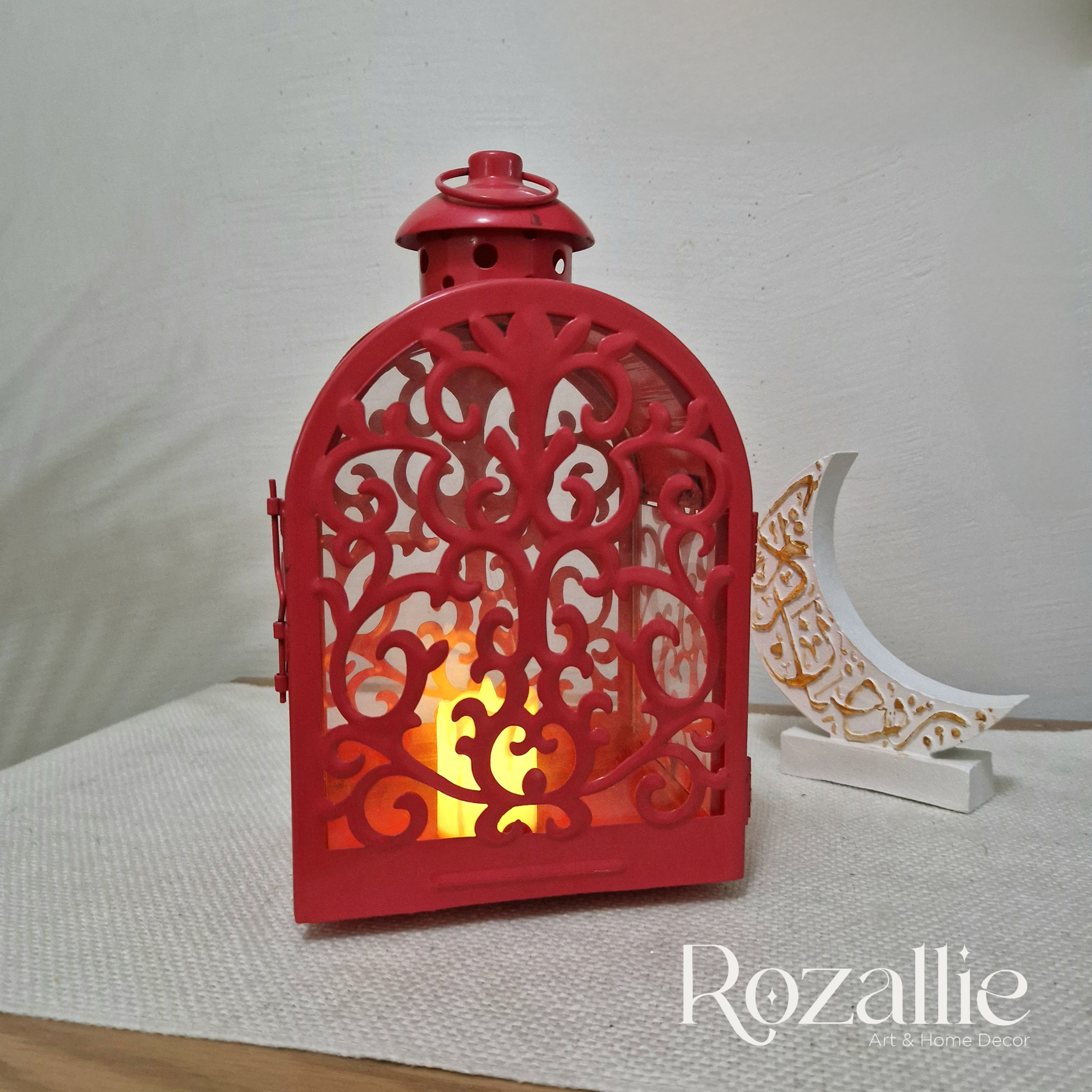 Red Ikea Model Lantern