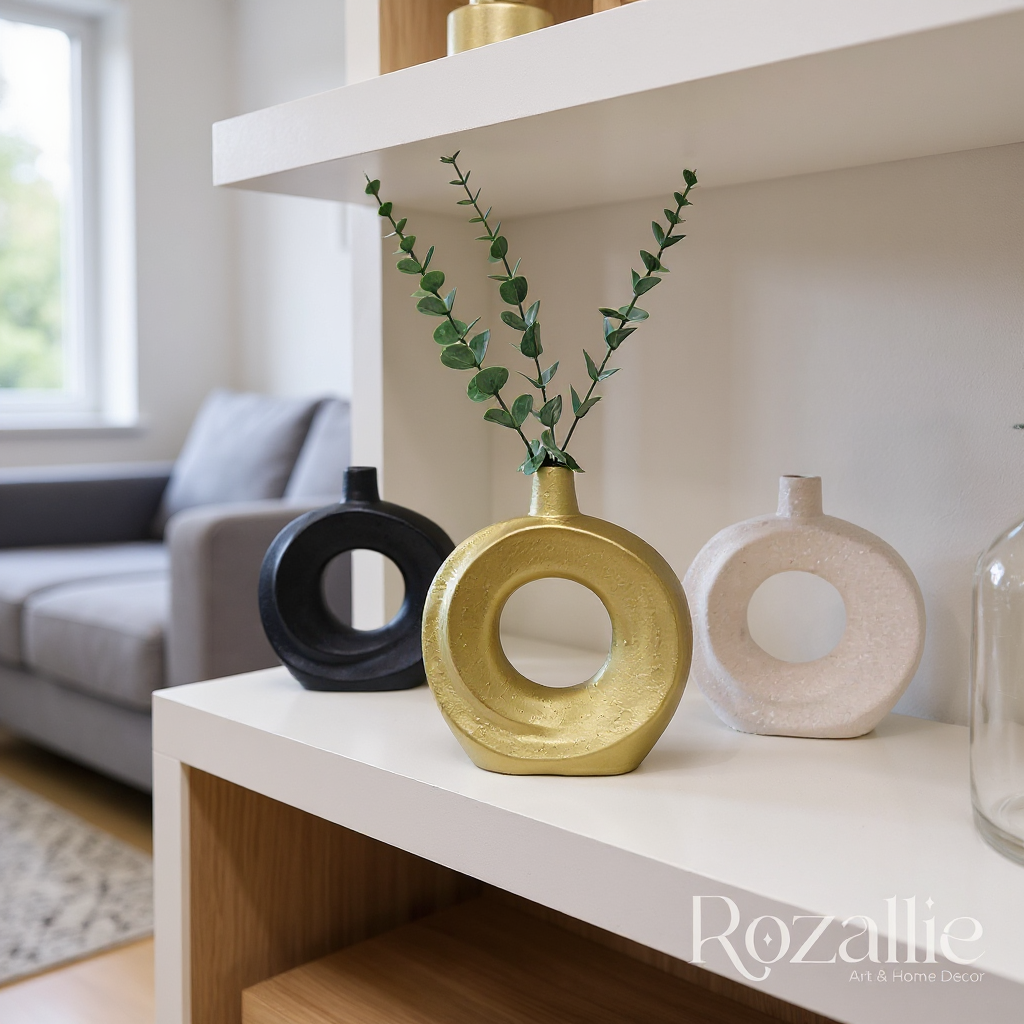 Modern shape donut vase