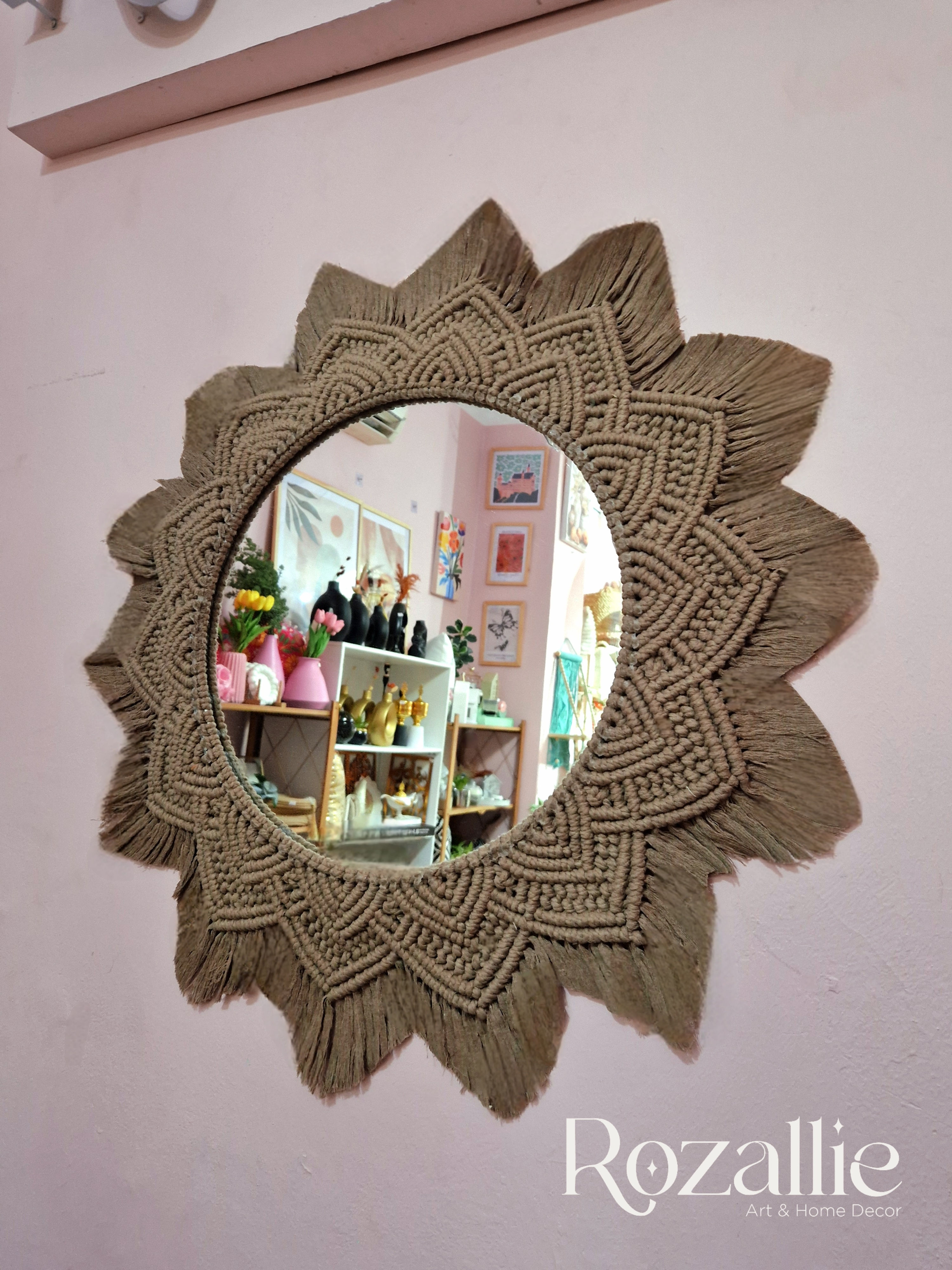 Macrame Mirror