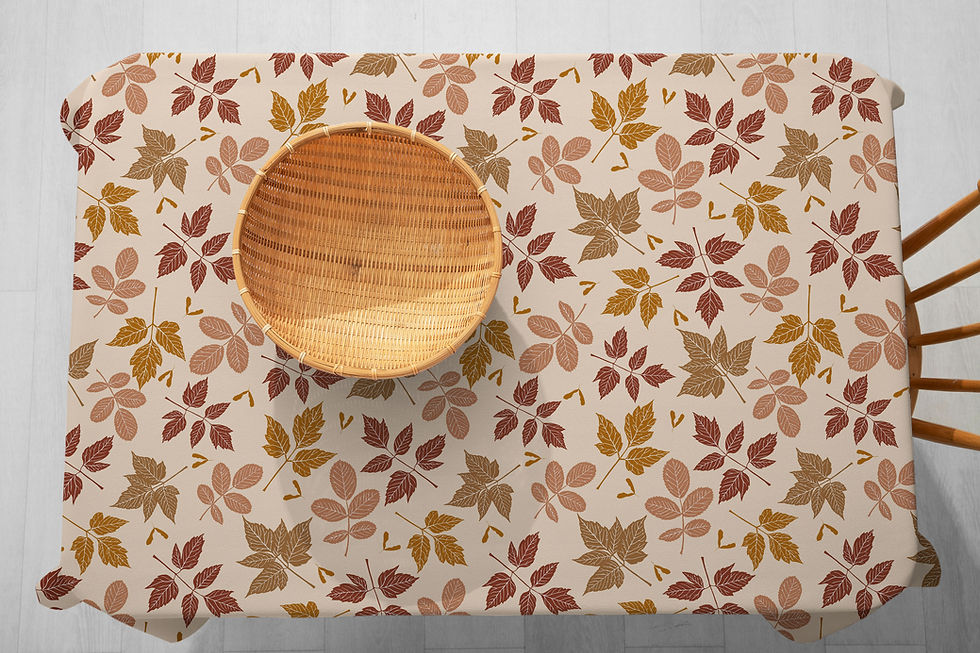Fallen Leaves 109 Table Cover