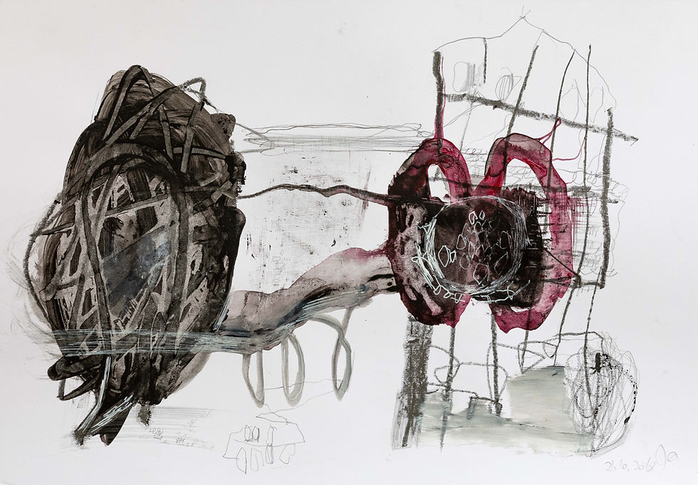 Ora Brill, Works on Paper 2018-2019, 16.