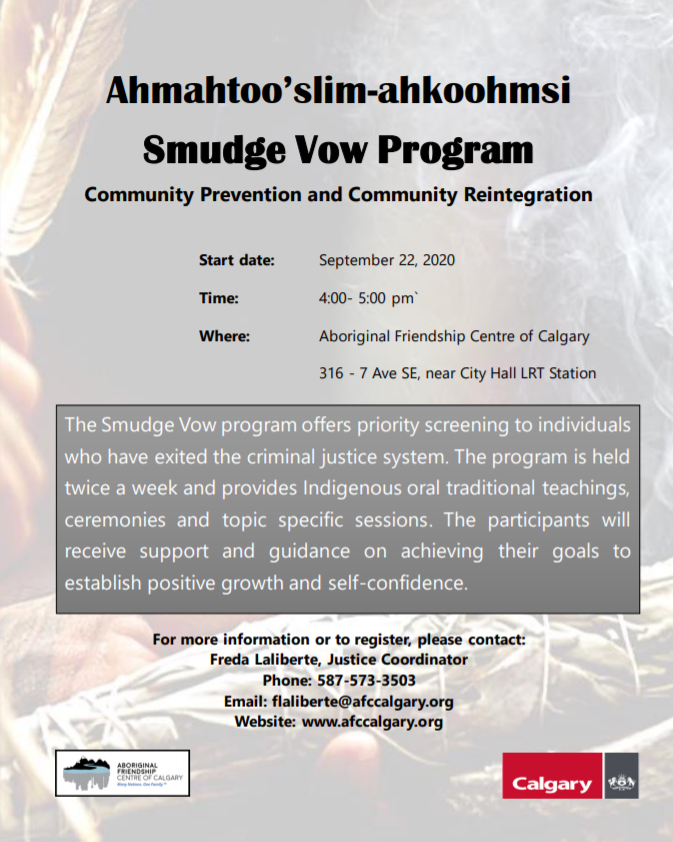 Smudge Vow Program