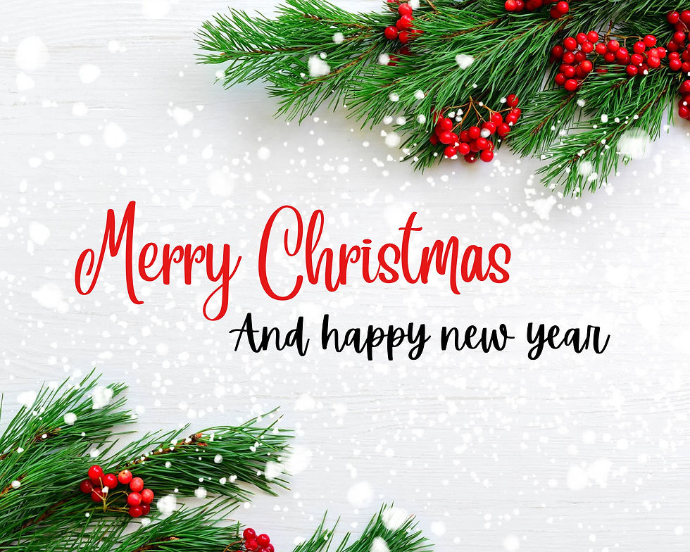 Christmas and New Year Break 