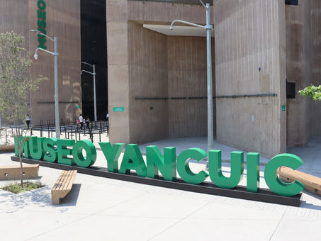 Entrada del museo Yancuic en CDMX