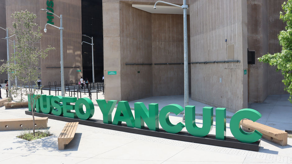 Entrada del museo Yancuic en CDMX