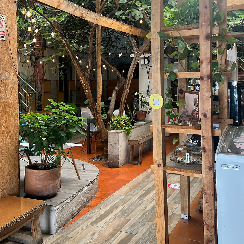 Interior de Maco Café