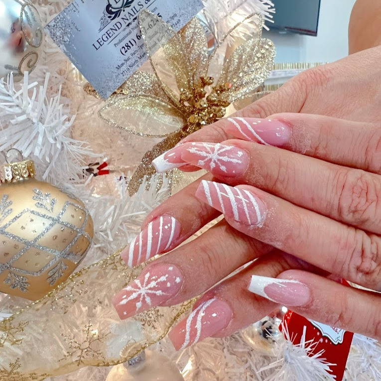 Nail design from Legend Nails Salon in Katy, Texas