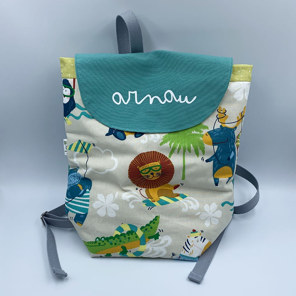 Motxilla solapa "Madagascar"