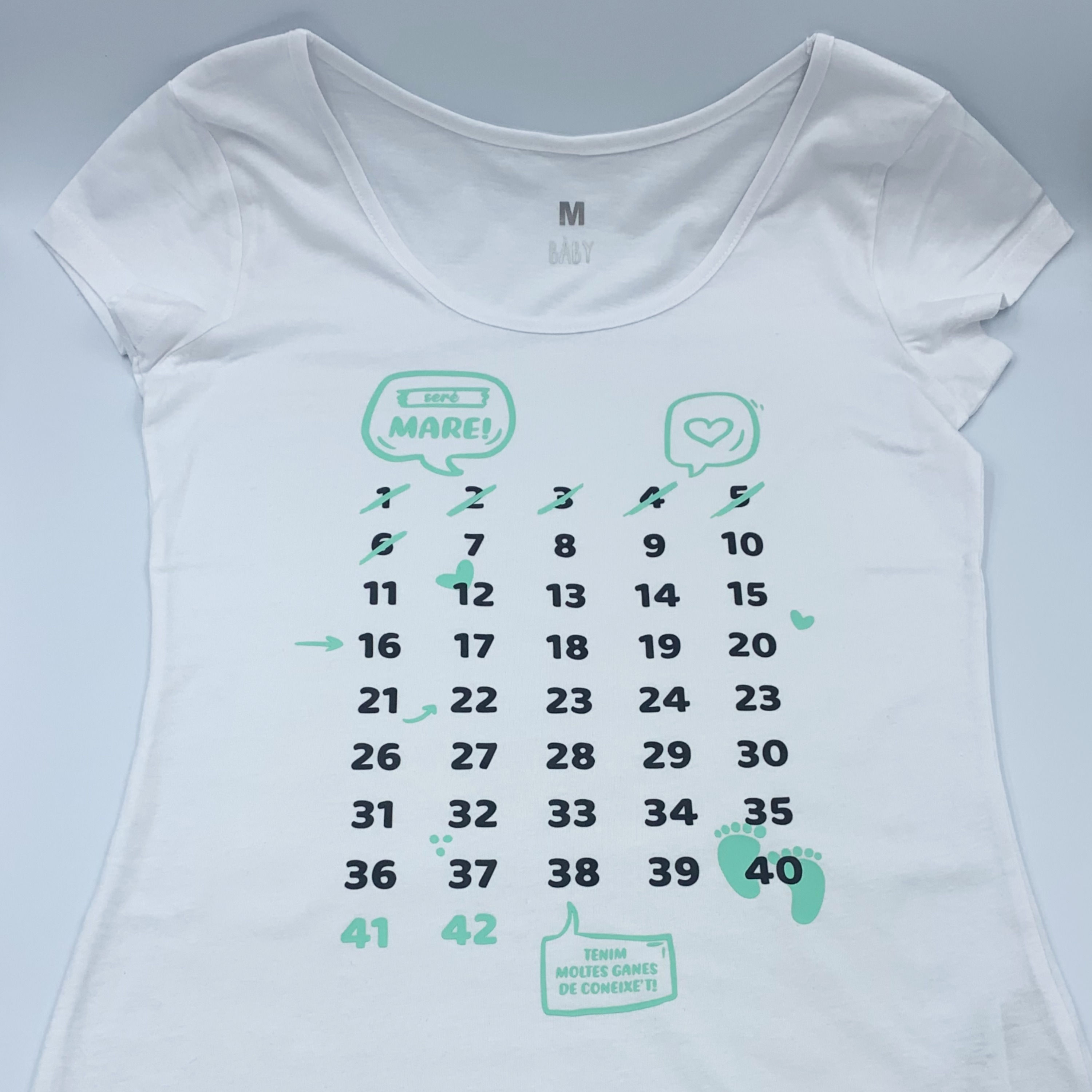 Camiseta "setmanes embaràs"