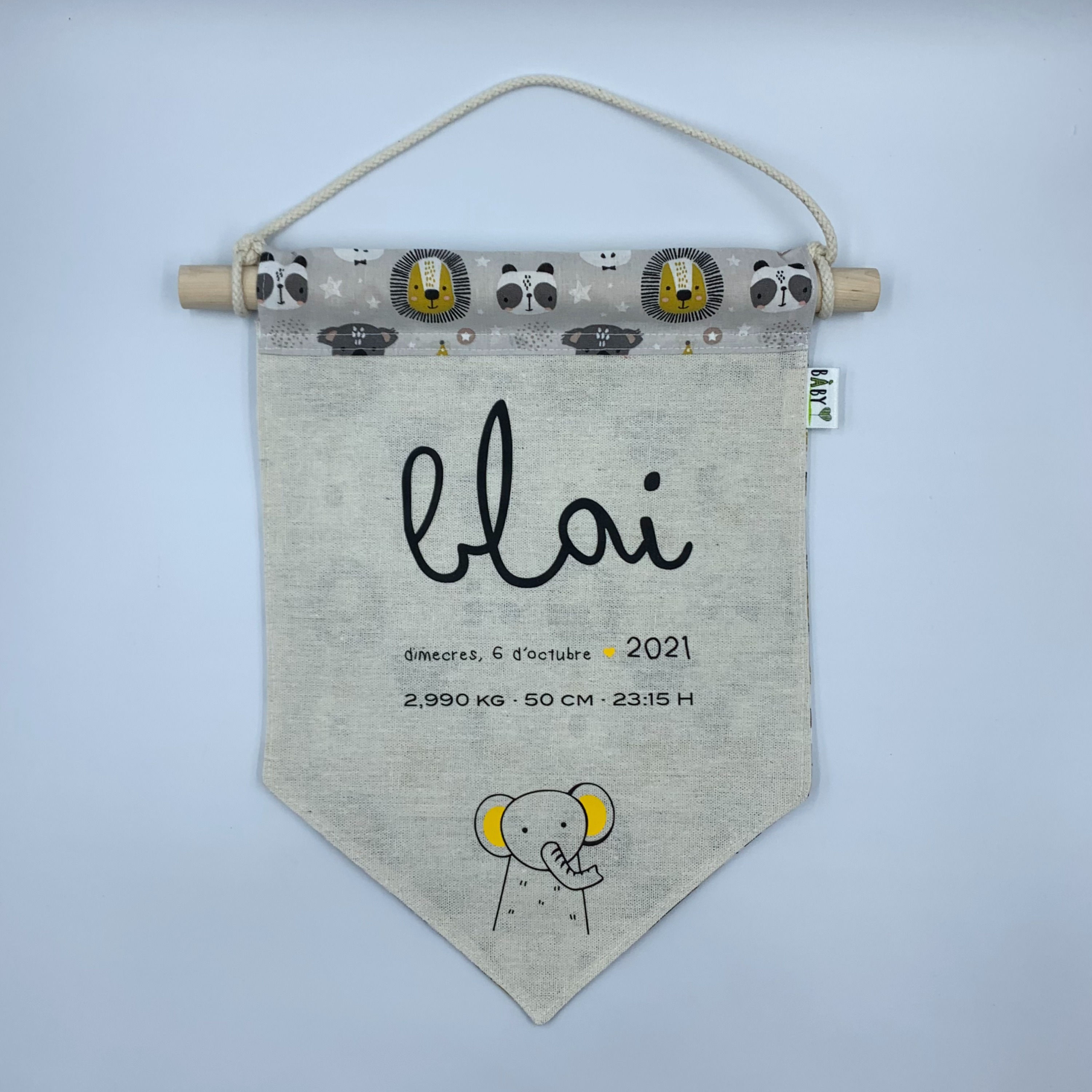 Bandelora naixement elefant "safari"