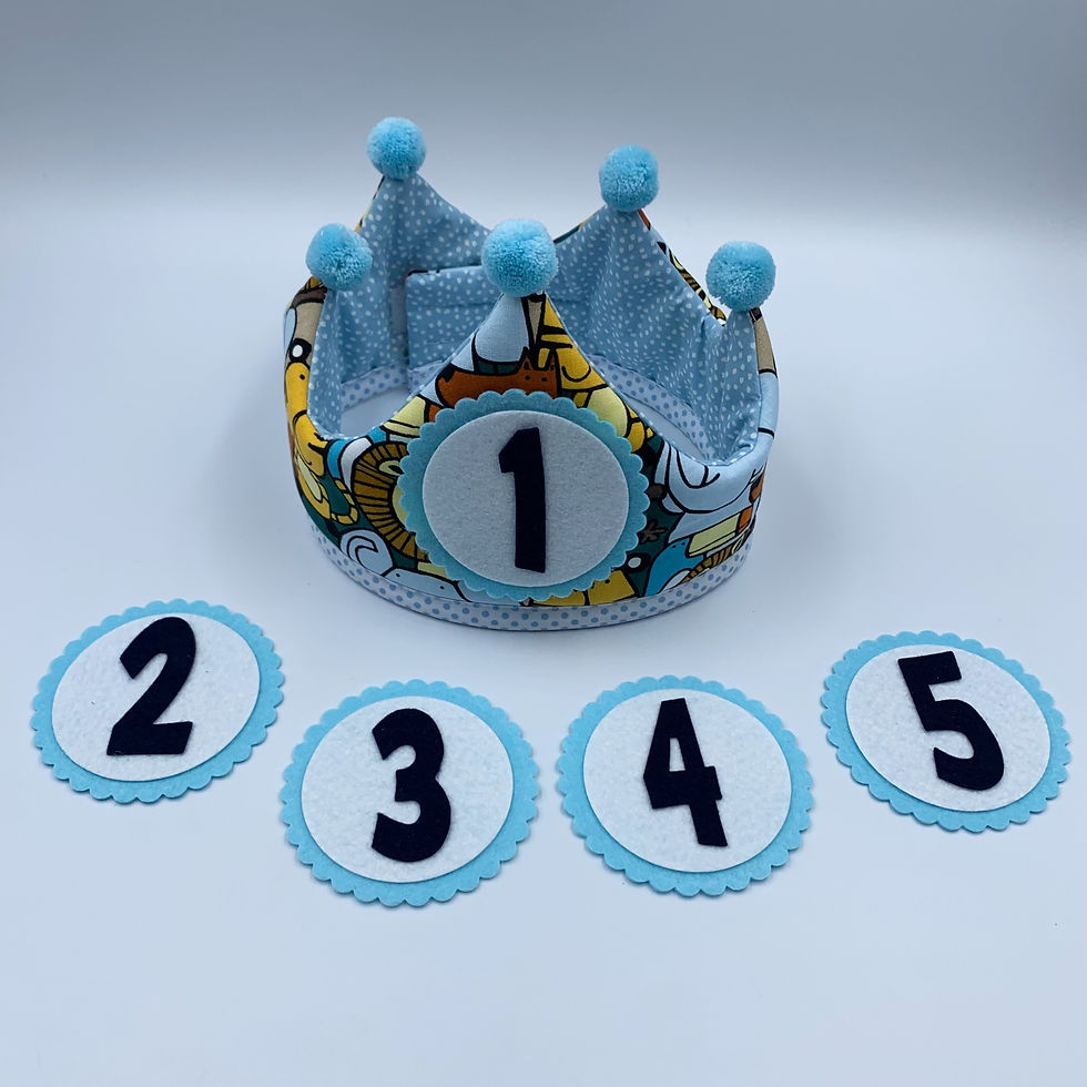 Corona aniversari "animalets"