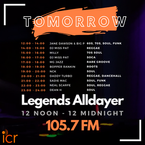 ICR Legends Alldayer Tommorow Post