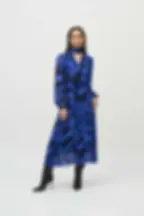 Sapphire blue dress - A hot color trend for Fall 2024