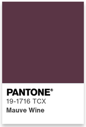 Color Swatch: Pantone Mauve Wine
