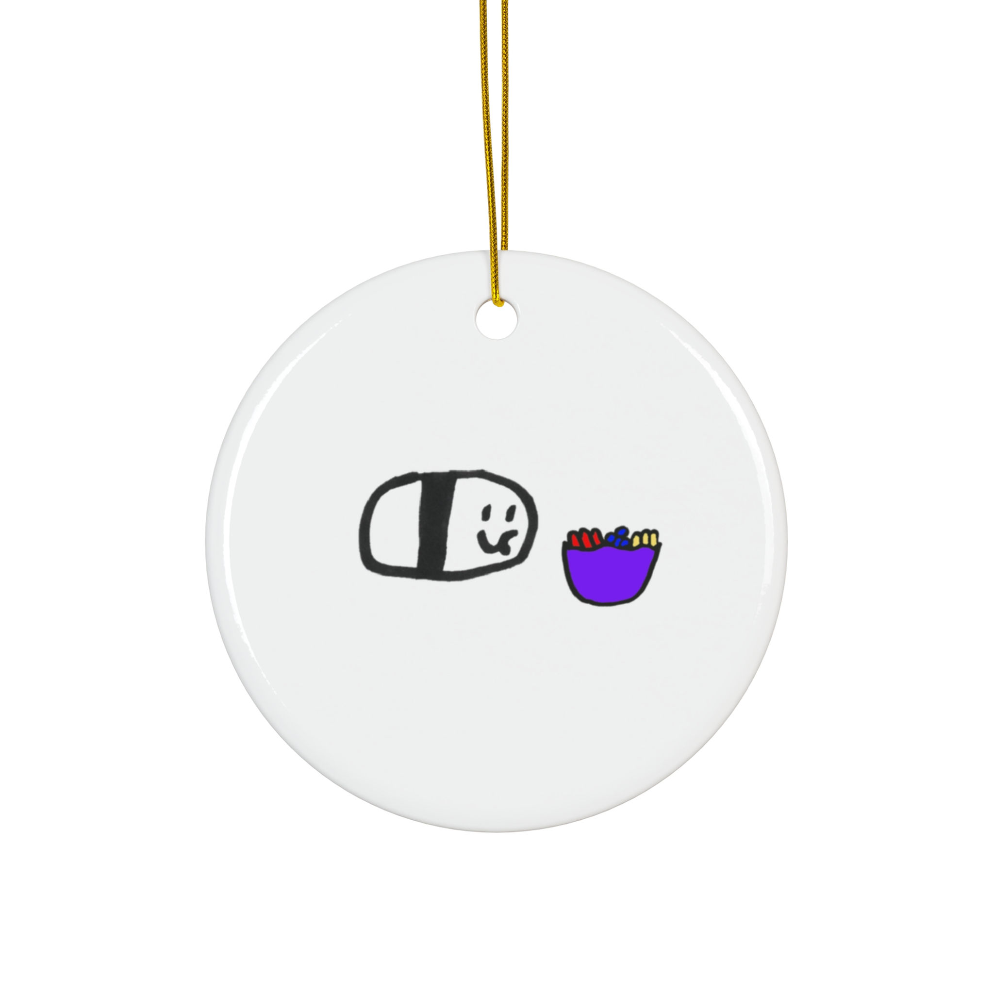 Ceramic Ornament, 4 Shapes