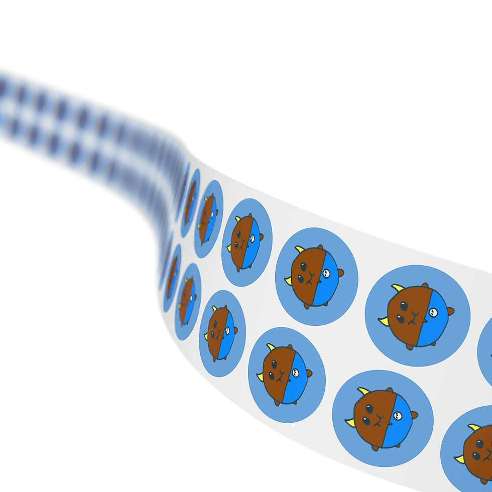Thumbnail: Round Sticker Label Rolls
