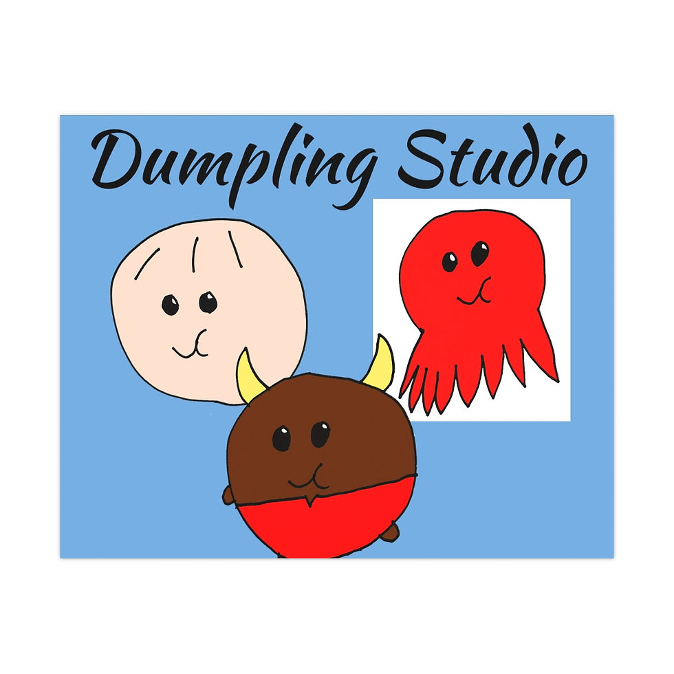 Thumbnail: Dumpling Studio eco friendly poster!