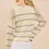 Thumbnail: Taylor Striped Knit Sweater Ivory/Blue