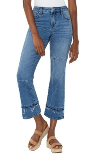 Hannah Crop Flare W/Seam Details Tremont