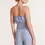 Thumbnail: Shirred Detail Tube Top Water Blue by Lucy Paris