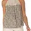 Thumbnail: Woven Printed Halter W/Crochet Olv Lf/Crm
