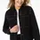 Thumbnail: Utility Trucker Contrast Stitch Jacket Blk