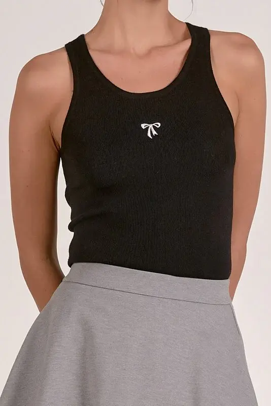Thumbnail: Elan Tina Bow Tank Black