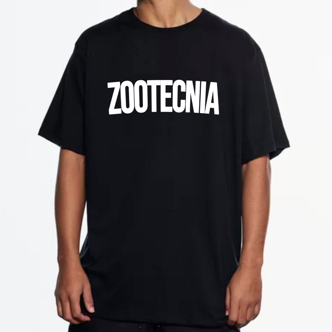 CAMISA PRETA: Estampa "Zootecnia Basic"