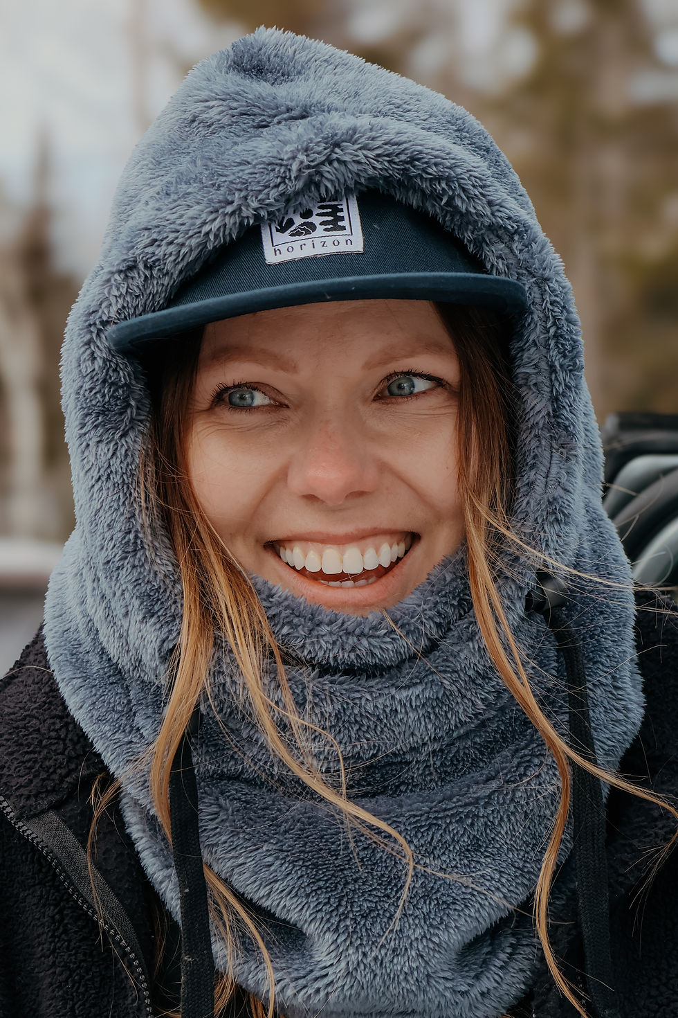 Miniature : TEDDY HOOD - bleu gris