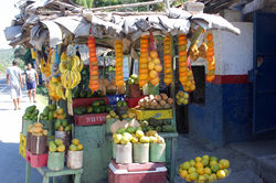 Fresh fruit stand, DR