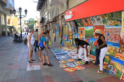 Street art vendors
