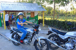 Cole rides in the DR