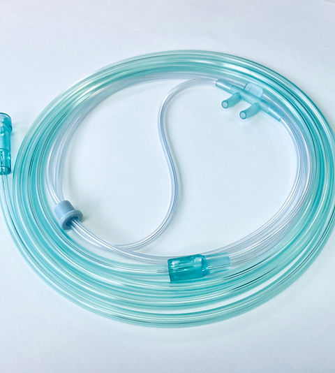 酸素カニューレ 【100本セット】 長さ：2m 色：緑透明の複製の複製