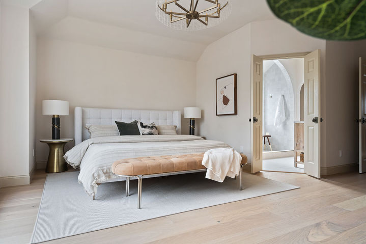 Cohoba Drive in Austin, guest bedroom, staged by The Staged Haus
